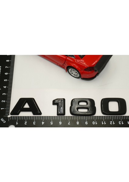 A 180 Bagaj Parlak Siyah Abs 3m 3D Yazı Logo indirimleri