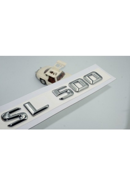 Sl 500 Bagaj Krom Metal 3m 3D Yazı Logo