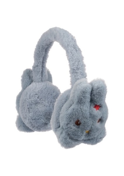 Arıcı Store Yeni Sezon Kız Çocuk Kışlık Mavi Rengi Peluş Kulaklık