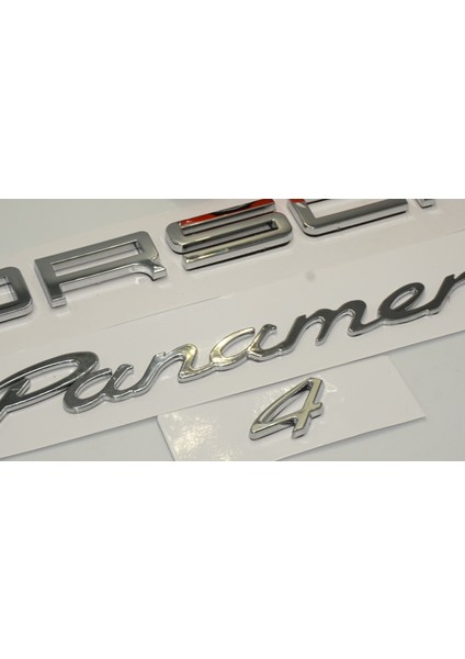 Porsche Panamera 4 Bagaj 3m 3D Abs Yazı Logo Amblem Seti modelleri