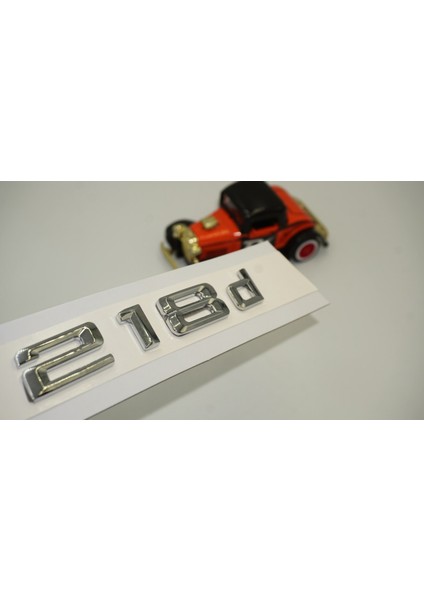 218D Bagaj Krom Metal 3m 3D Yazı Logo