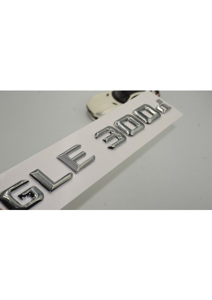 GLE300D Bagaj Krom Metal 3m 3D Yazı Logo