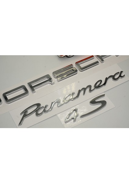 Porsche Panamera 4s Bagaj 3m 3D Abs Yazı Logo Amblem Seti modelleri