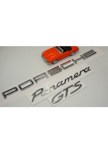 Porsche Panamera Gts Bagaj 3m 3D Abs Yazı Logo Amblem Seti