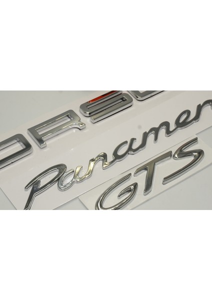 Porsche Panamera Gts Bagaj 3m 3D Abs Yazı Logo Amblem Seti
