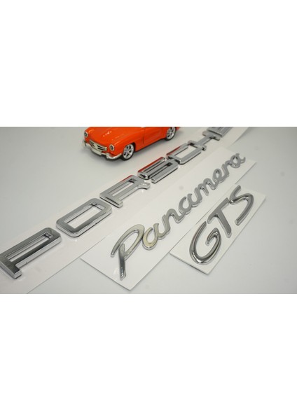 Porsche Panamera Gts Bagaj 3m 3D Abs Yazı Logo Amblem Seti