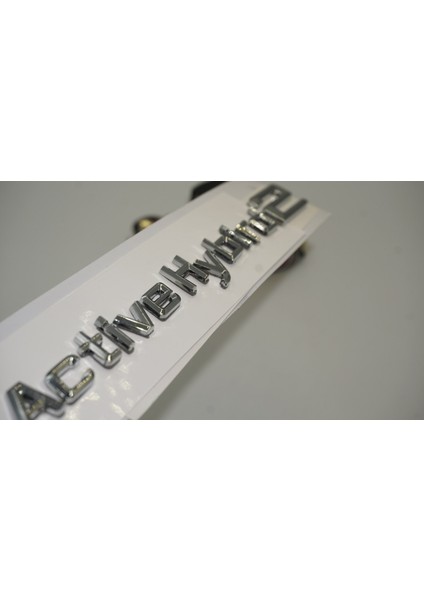Bmw Active Hybrid2 Bagaj Krom Metal 3m 3D Yazı Logo