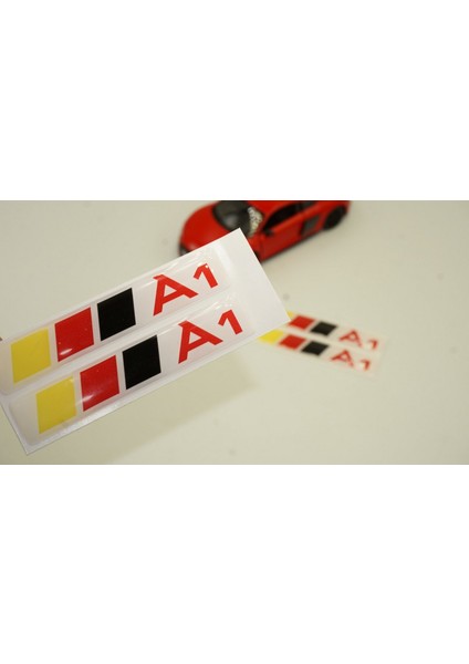 Audi A1 Logo Motor Kapağı Damla Silikon Plaka Logo Arma Amblem Yeni Stil