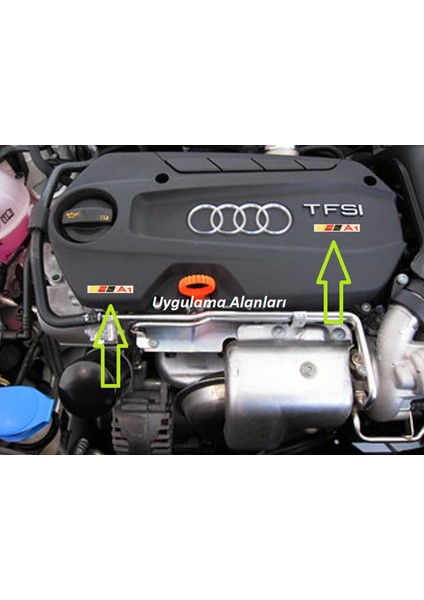 Audi A1 Logo Motor Kapağı Damla Silikon Plaka Logo Arma Amblem Yeni Stil indirimleri