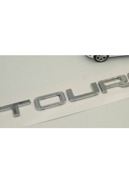 Courier Custom Tourneo 3m 3D Parlak Krom Abs Bagaj Yazı Logo Amblem