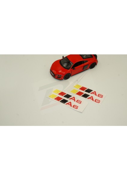 Audi A6 Logo 3m 3D Damla Silikon Torpido Bagaj Çamurluk Logo Amblem Arma Seti