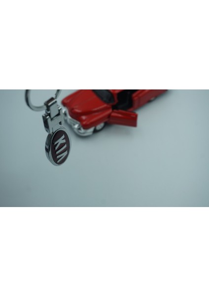 Kia Logo Krom Metal Çift Yön Anahtarlık 2021 Style