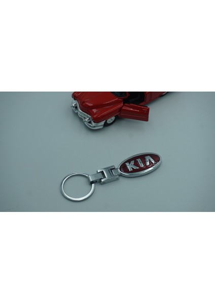 Kia Logo Krom Metal Çift Yön Anahtarlık 2021 Style
