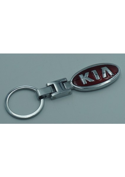 Kia Logo Krom Metal Çift Yön Anahtarlık 2021 Style