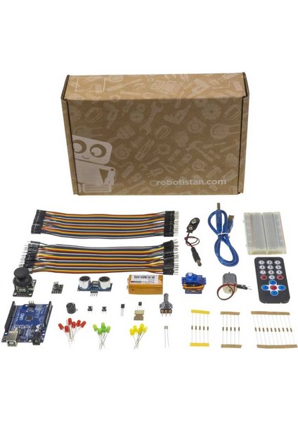 Arduino Uyumlu Uno Pro Başlangıç Seti (+ E-Kitap ve Videolu)