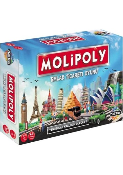 Moli Toys Molicity Emlak Ticareti Oyunu Molipoly Oyunu Dünya Ticareti Oyunu Moli City