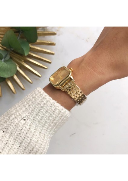 Melian Kadın Kol Saati Altın Kadran ve Kordon Pilli Quartz Metal Malzeme fiyatları