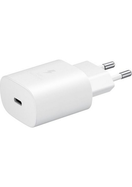 Samsung Galaxy M32 TA800 25W Type-C Uyumlu Beyaz Şarj Adaptör