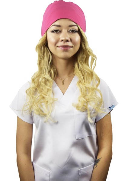 Açık Pembe Doktor Hemşire Hastane Medikal Aşçı Cerrahi Bone