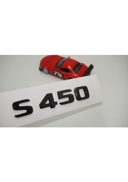 S 450 Bagaj Parlak Siyah Abs 3m 3D Yazı Logo