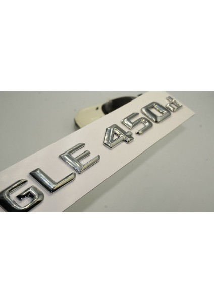 GLE450D Bagaj Krom Metal 3m 3D Yazı Logo