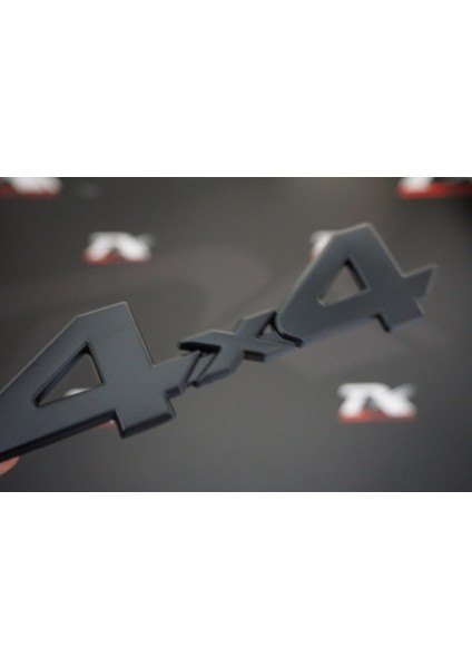 4x4 Arazi Suv Pickup Bagaj Krom Metal 3m 3D Yazı Logo Amblem