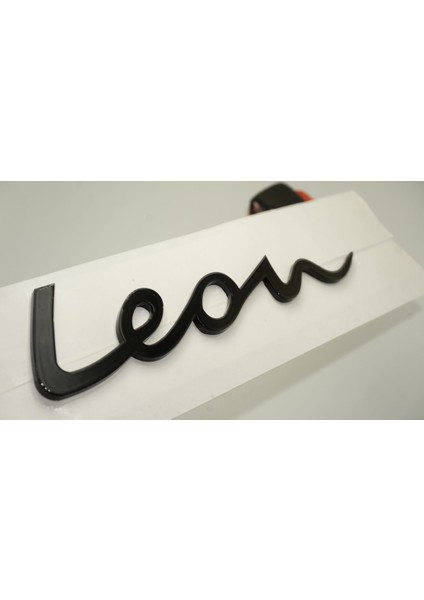 Seat Leon Yeni Nesil Siyah Abs 3m 3D Bagaj Yazı Logo Orjinal Ürün