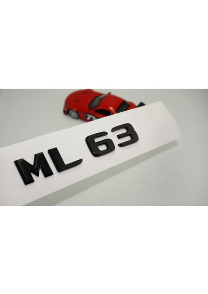 ml 63 Bagaj Parlak Siyah Abs 3m 3D Yazı Logo