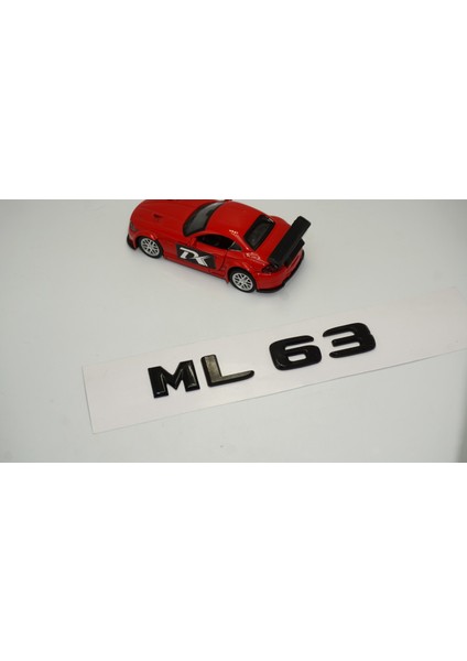 ml 63 Bagaj Parlak Siyah Abs 3m 3D Yazı Logo