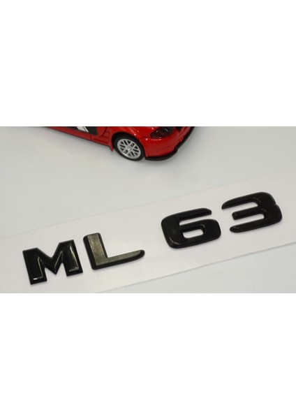 ml 63 Bagaj Parlak Siyah Abs 3m 3D Yazı Logo