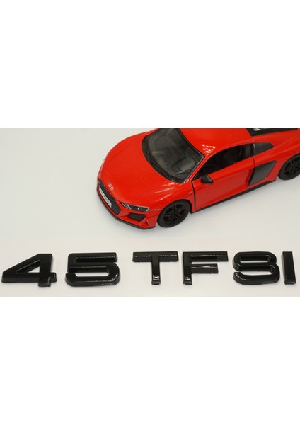 Audi 45 Tfsi Siyah Abs 3m 3D Bagaj Yazı Logo Orjinal Ürün modelleri