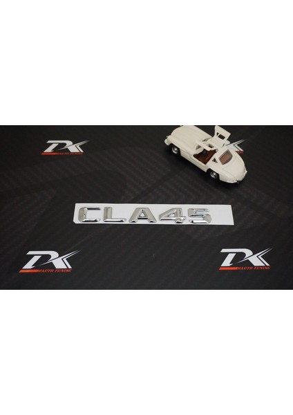 CLA45 Bagaj Krom Metal 3m 3D Yazı Logo