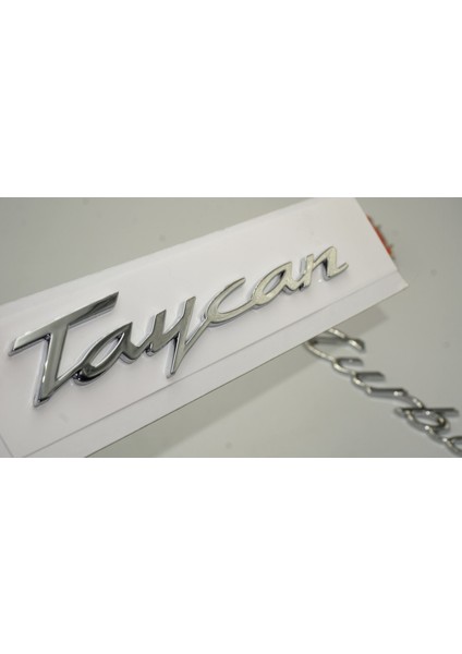 Porsche Taycan Turbo Bagaj 3m 3D Abs Yazı Logo Amblem Seti