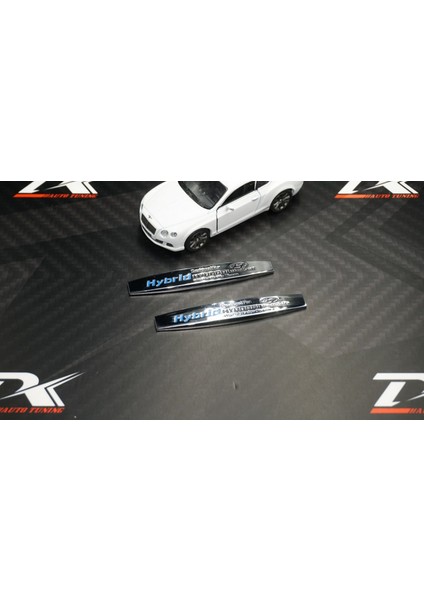 Hyundai Hybrid Logo Yan Çamurluk 3m 3D Krom Metal Logo Amblem fiyatları