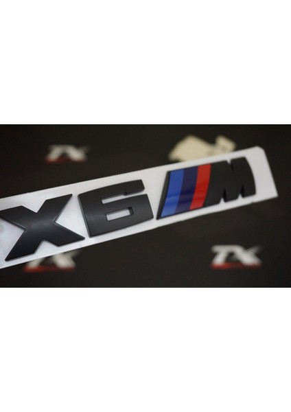 Bmw X6 M Bagaj Parlak Siyah Abs 3m 3D Yazı Logo Orjinal Ürün