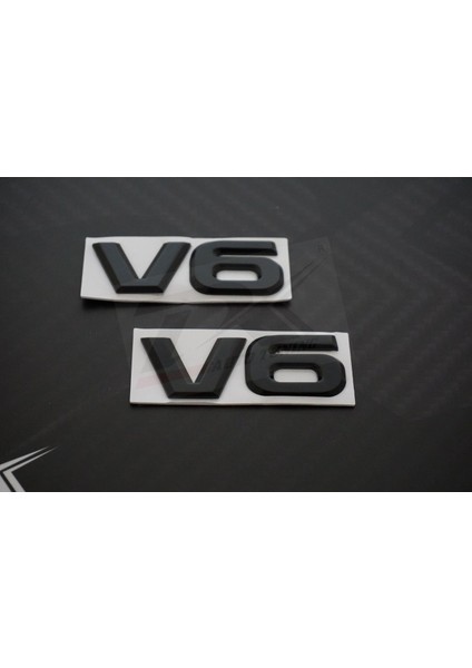 V6 3m 3D Çamurluk Yanı Metal Yazı Logo modelleri