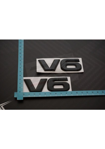 V6 3m 3D Çamurluk Yanı Metal Yazı Logo fırsatları
