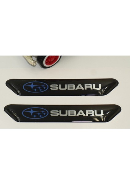 Subaru Logo Çamurluk Yanı ve Ayna Metalize Damla Desen 3m Logo Arma indirimleri