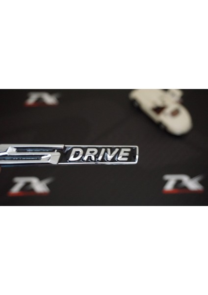 Bmw S Drive Krom Metal Bagaj Logo 3m 3D Orjinal Ürün