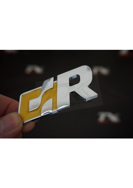Volkswagen R R32 R36 Gtı Racing Krom Metal Bagaj Logo Amblem 3m 3D