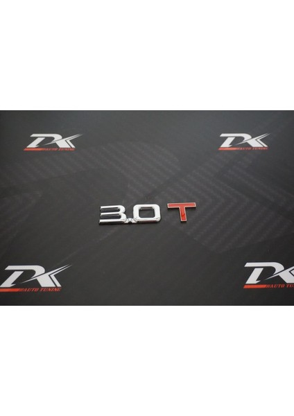 Audi 3.0 T Bagaj Krom Metal 3m 3D Yazı Logo Orjinal Ürün fiyatları