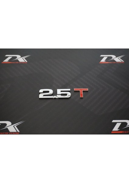 Audi 2.5 T Bagaj Yazı Logo 3m 3D Krom Metal Orjinal Ürün fırsatları