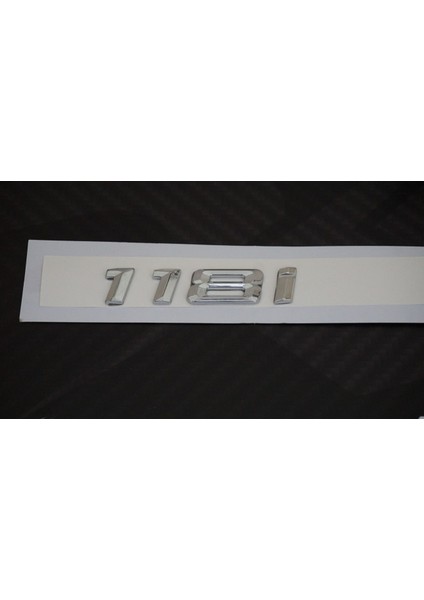 Bmw 118I Bagaj Krom Metal 3m 3D Yazı Logo modelleri