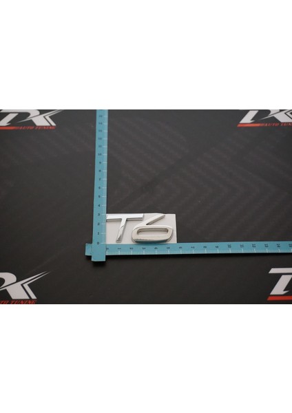 Volvo T6 XC60 XC90 S60 S80 S60L V40 V60 3m Krom Bagaj Yazı Logo