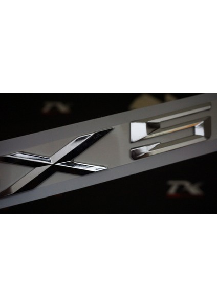 Bmw X5 Bagaj Krom Metal 3m 3D Yazı Logo
