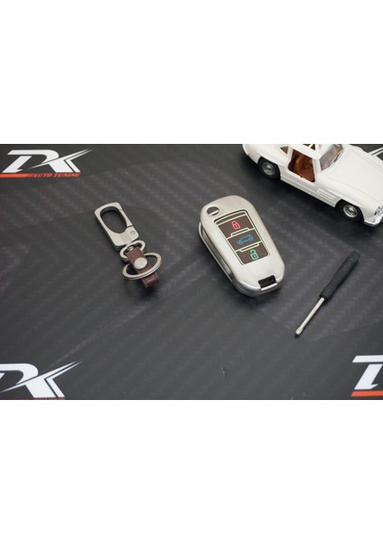 Citroen C3 C4 C Elysee Metal Deri Fosforlu Anahtarlık 2020 Style