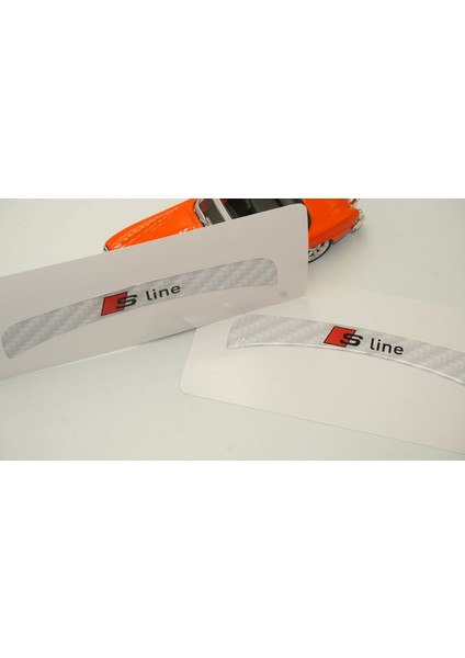 Audi Tt S Line Logo Beyaz Karbon Desen Damla Epoksi Ayna Çamurluk Logo Amblem Seti indirimleri