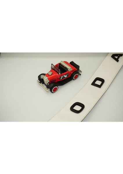 Skoda Bagaj Yeni Nesil Uzun Parlak Siyah Abs 3m 3D Yazı Logo Amblem fiyatları