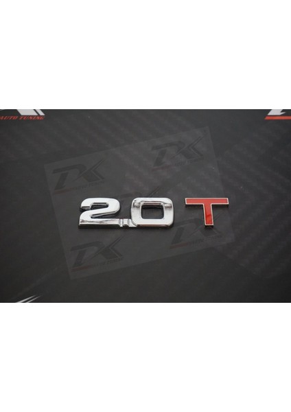 Audi 2.0 T Bagaj Krom Metal 3m 3D Yazı Logo Orjinal Ürün modelleri