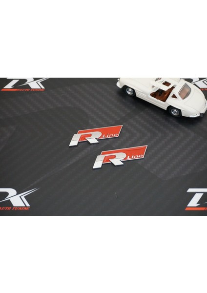 Audi R Line Çamurluk Yanı 3m 3D Krom Metal Logo Seti